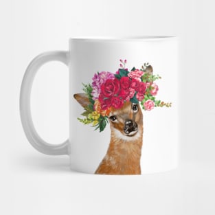 Flower Crown Baby Deer Mug